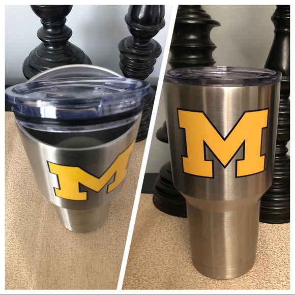🆕MICHIGAN/U of M Stainless Steel Insulated Tumbler 30 oz - Picture 1 of 6